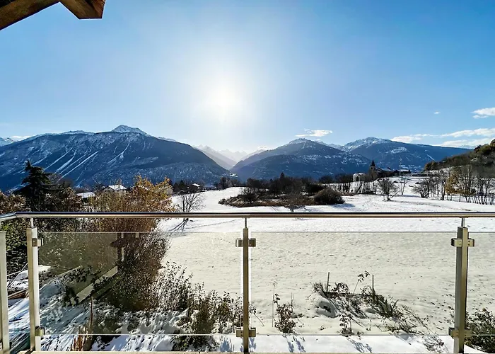 Apartment Sunny Lily Facing The Swiss Alps - Montana