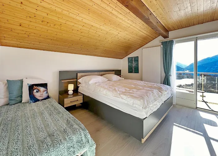 Sunny Lily Facing The Swiss Alps - Montana * Crans-Montana