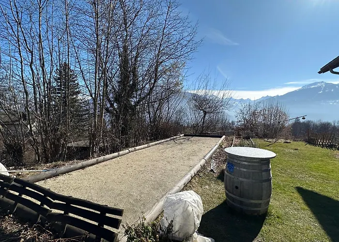 Sunny Lily Facing The Swiss Alps - Montana Crans-Montana